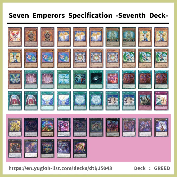 Rank-Up-Magic, Number C, Barian's Deck List Image