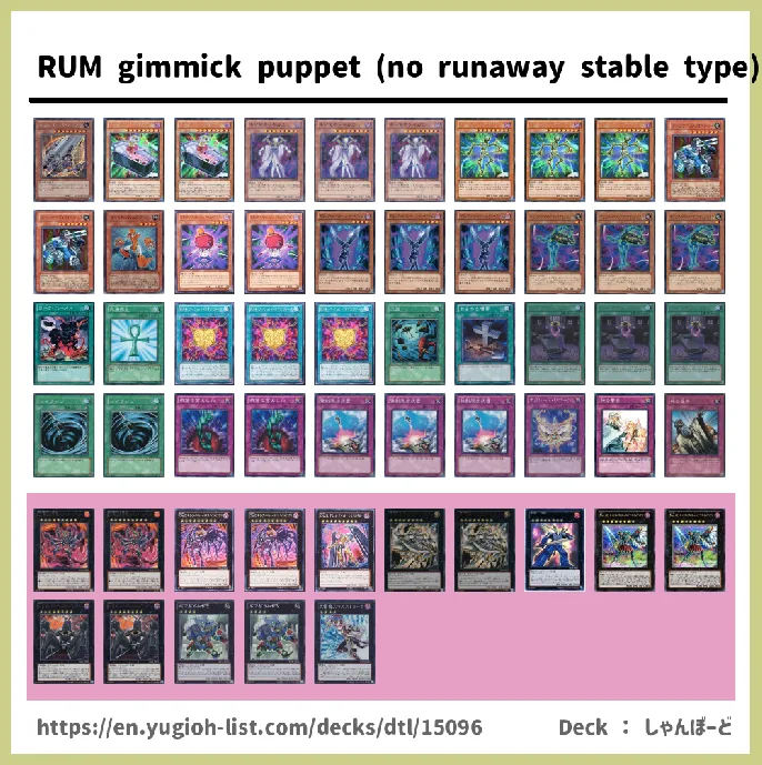 Gimmick Puppet Deck List Image