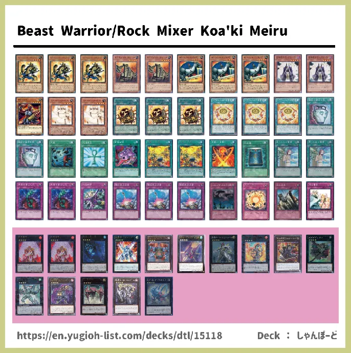 Koa'ki Meiru Deck List Image