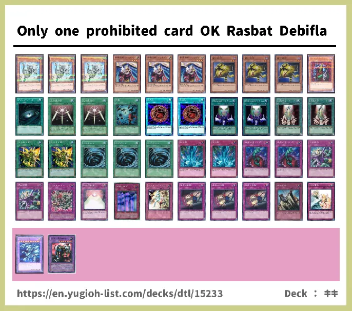  Deck List Image