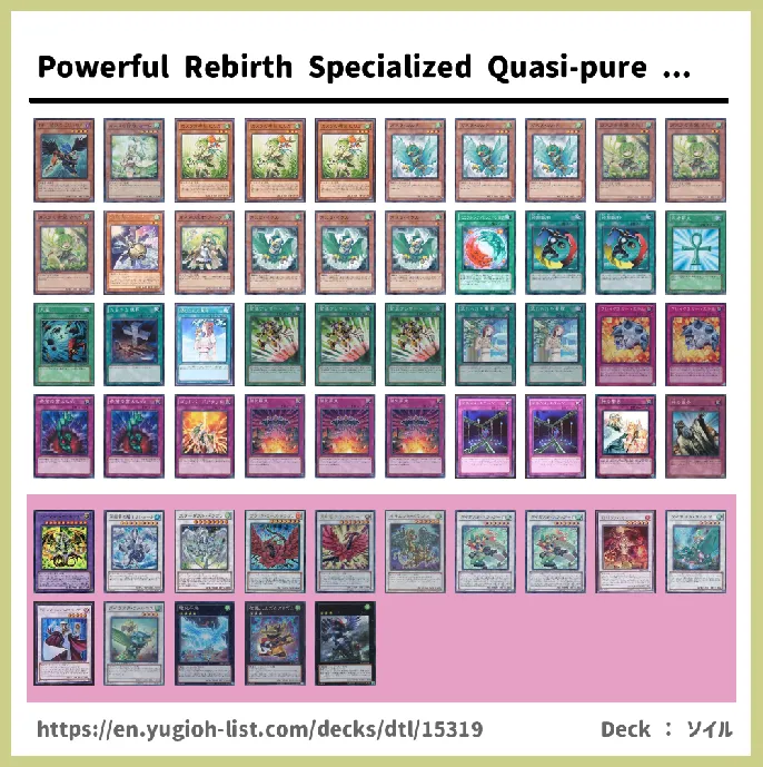 Gusto Deck List Image