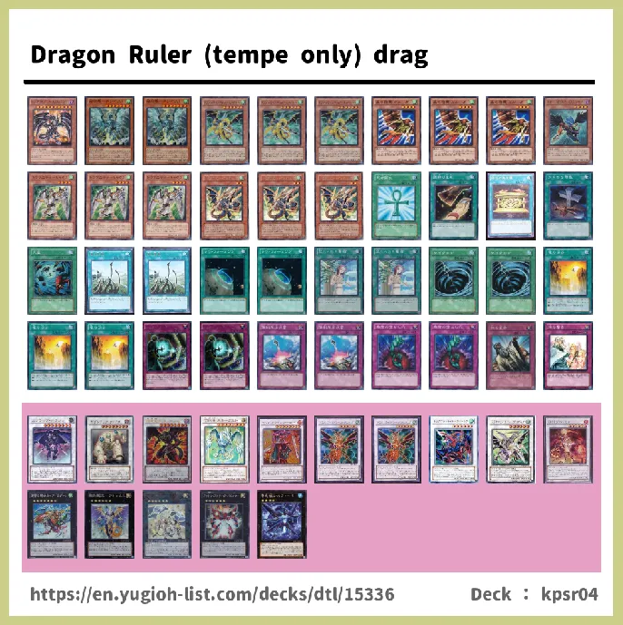 Dragunity Deck List Image