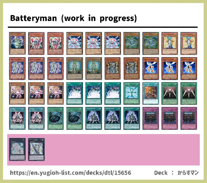  Deck List Image