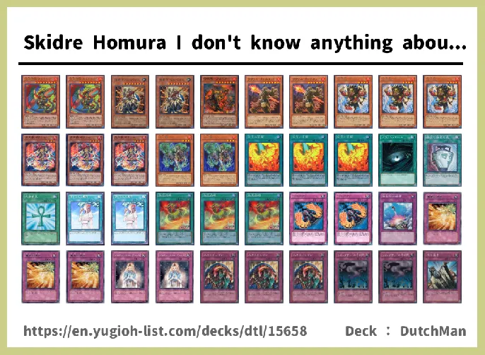 Fire King Deck List Image