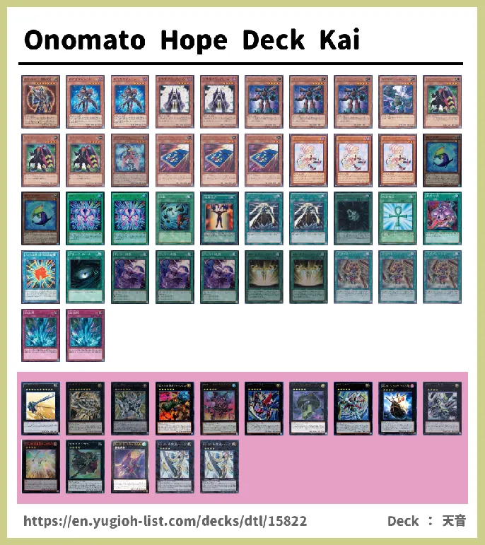 Gagaga Deck List Image