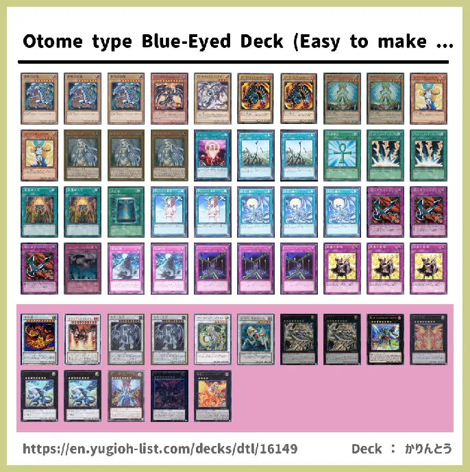 Blue-Eyed Deck List Image