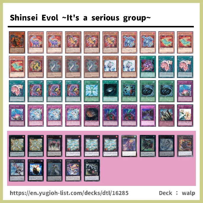 Evolsaur, Evocator, Evoltile, Evolzar Deck List Image