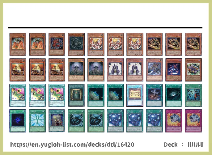 Zombie Deck List Image