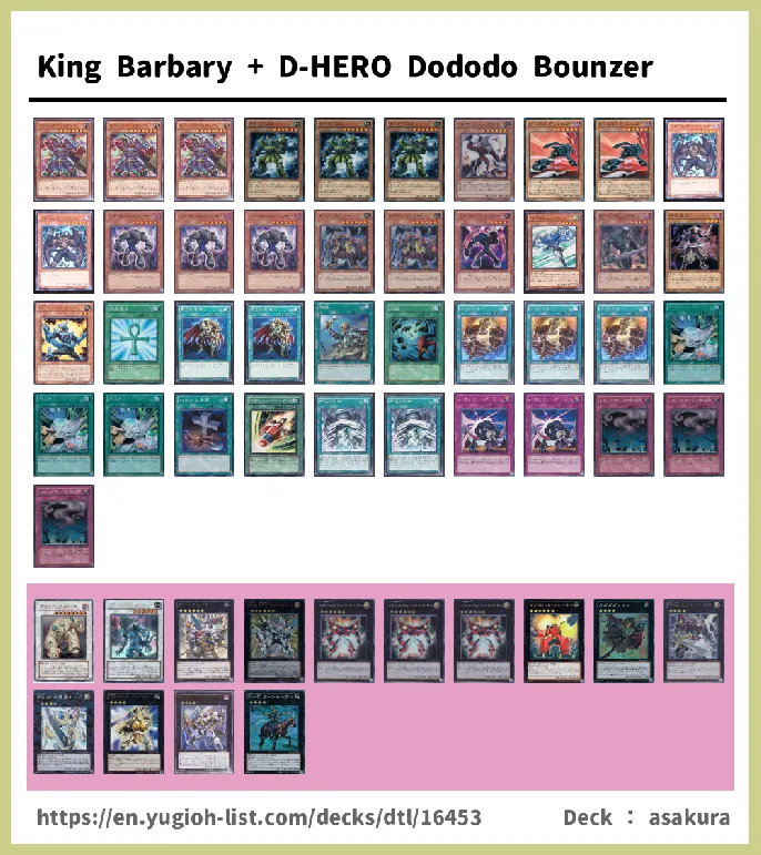 Warrior Deck List Image