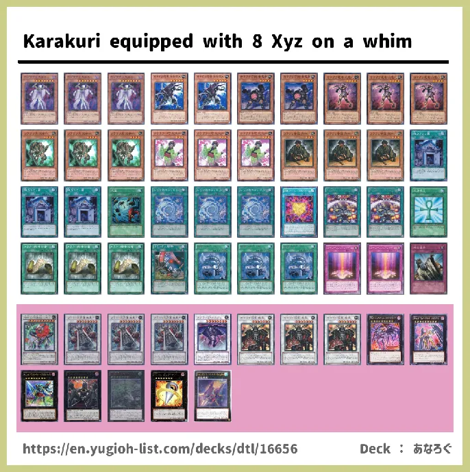 Karakuri Deck List Image