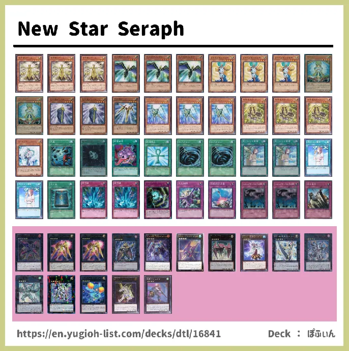 Star Seraph Deck List Image