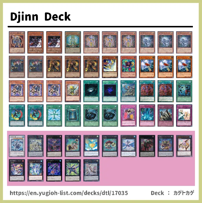 Djinn Deck List Image