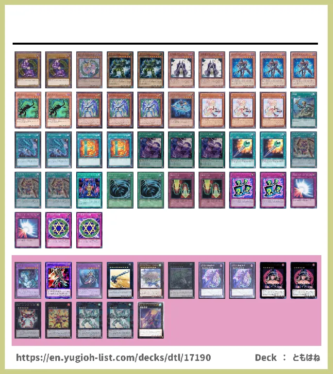 Spellcaster Deck List Image