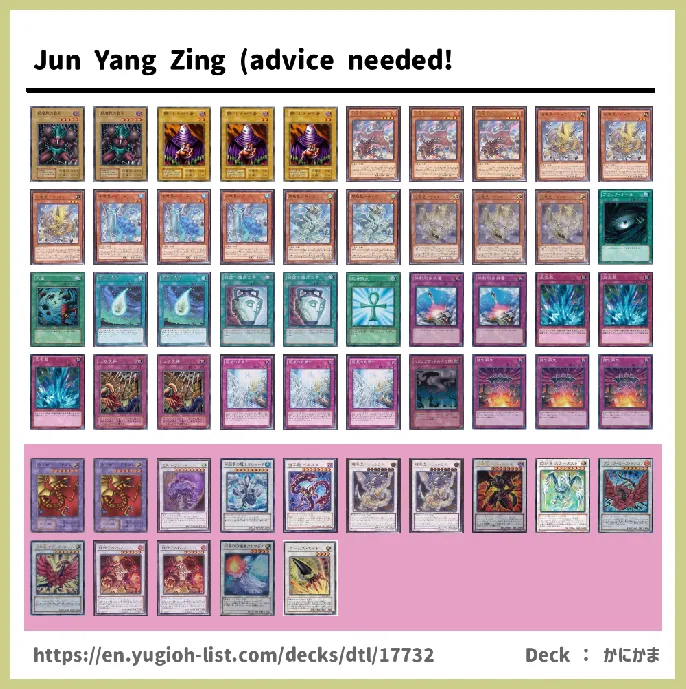 Yang Zing Deck List Image