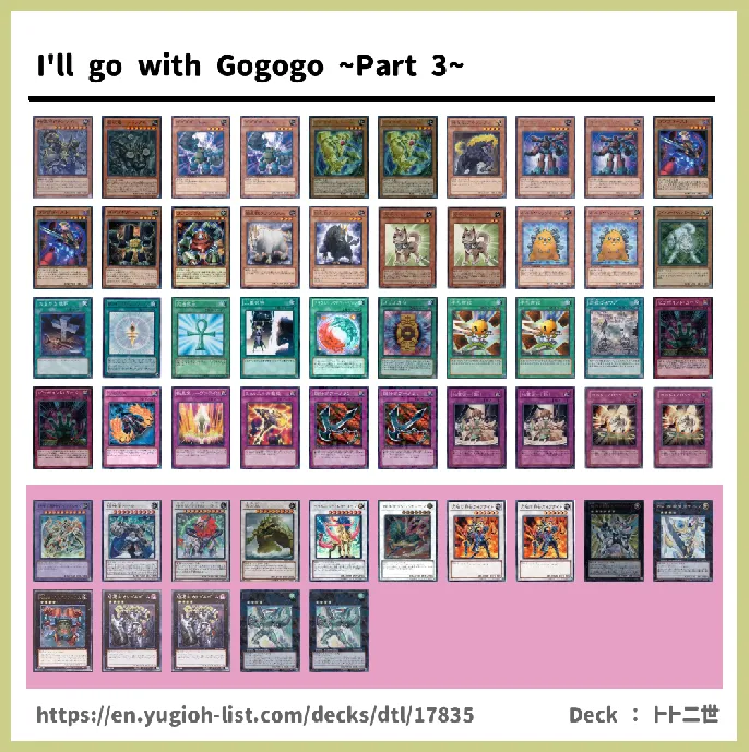 Gogogo Deck List Image