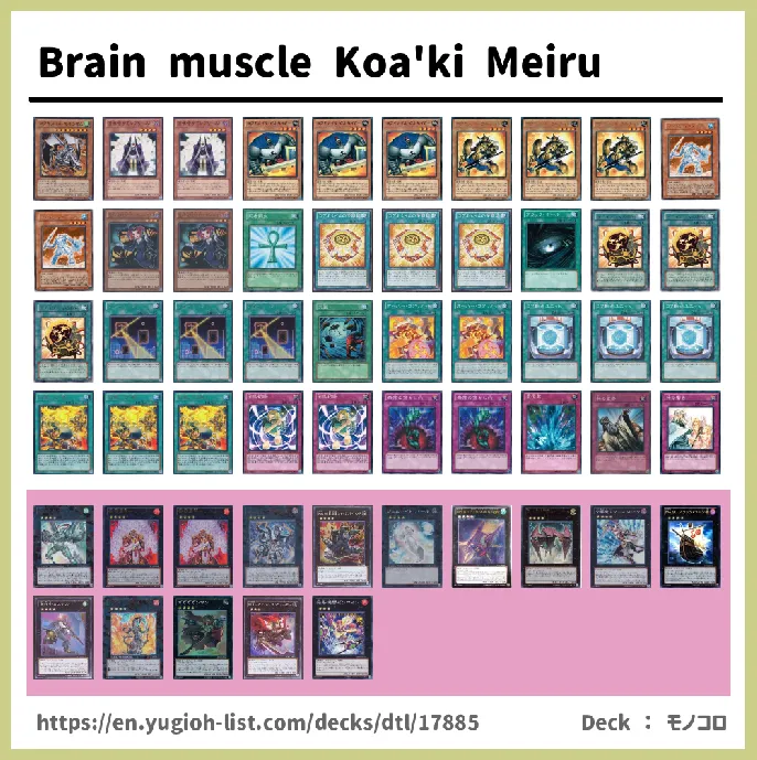 Koa'ki Meiru Deck List Image