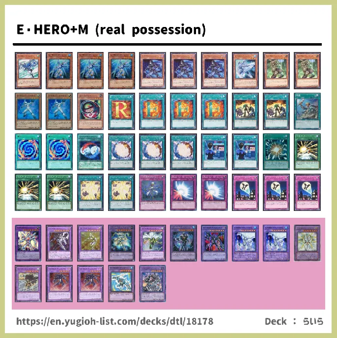 HERO Deck List Image