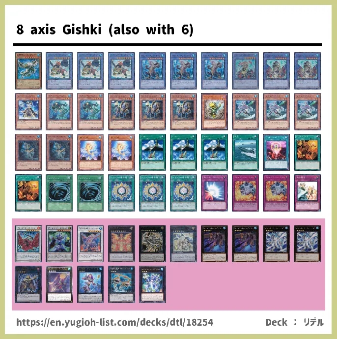 Gishki, Aquamirror Deck List Image
