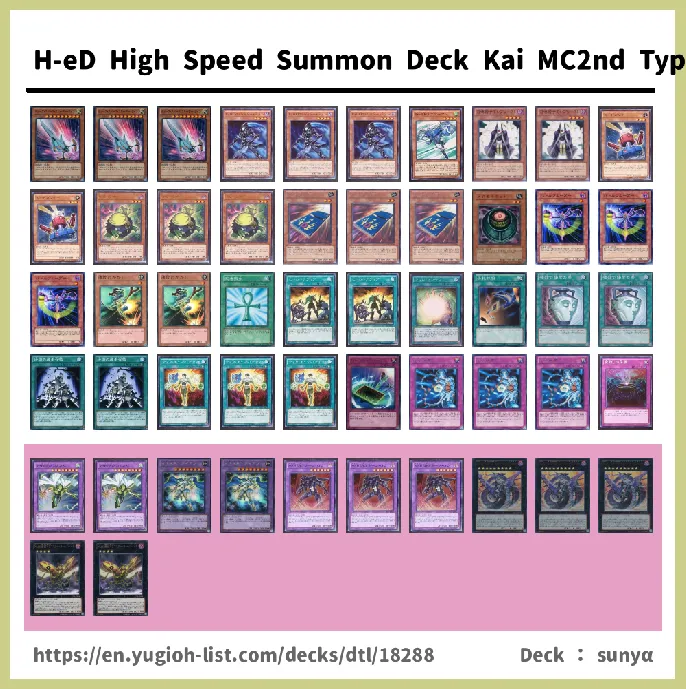  Deck List Image