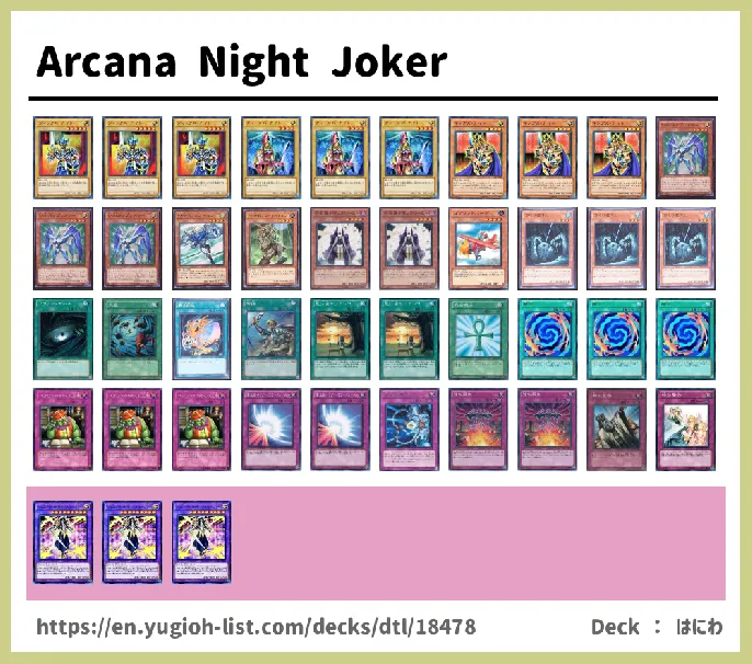 LIGHT Deck List Image