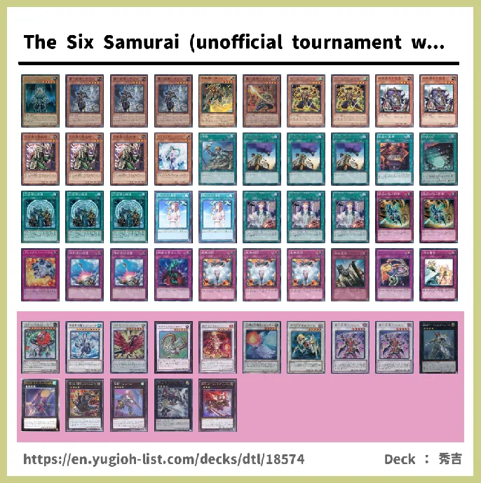 Six Samurai  Deck List Image