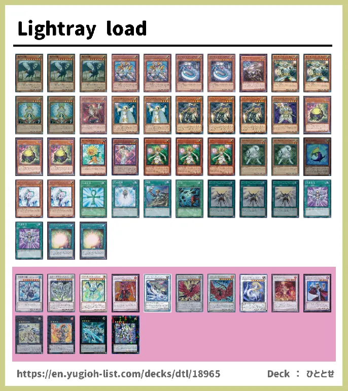 Lightsworn Deck List Image