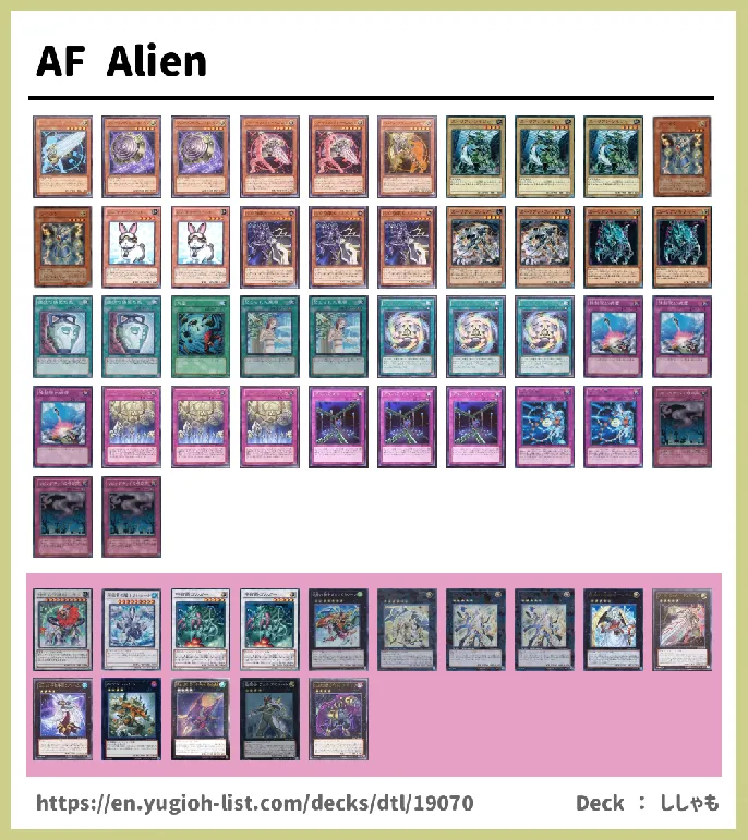 Alien Deck List Image