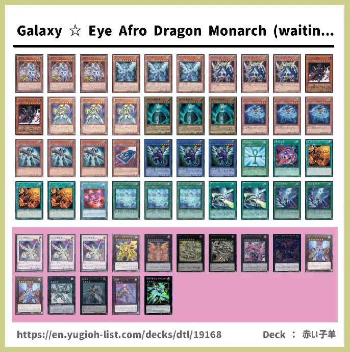 Galaxy, Galaxy-Eyes Deck List Image