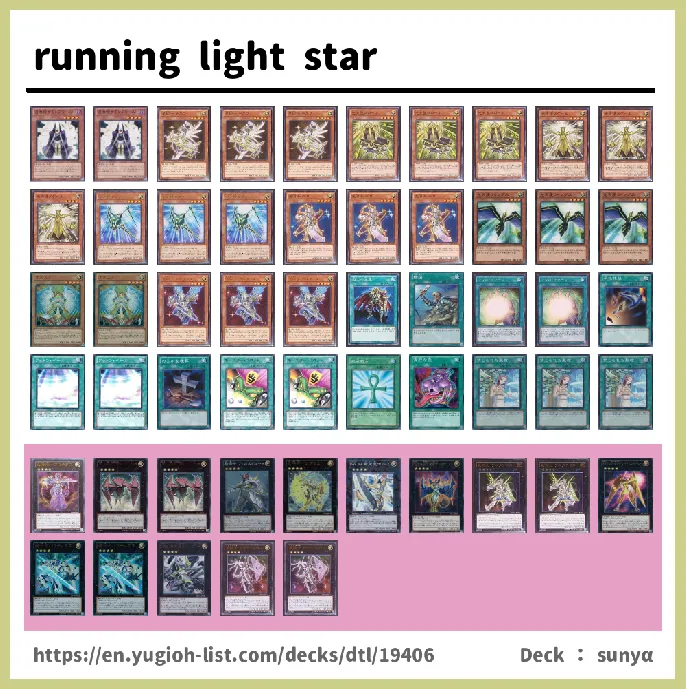 Satellarknight, Stellarknight Deck List Image