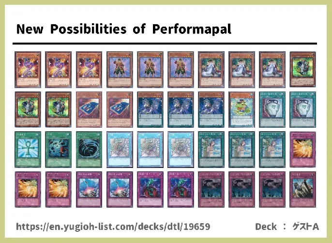 Performapal, Performage Deck List Image