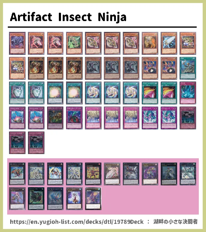 Ninja, Ninjitsu Deck List Image
