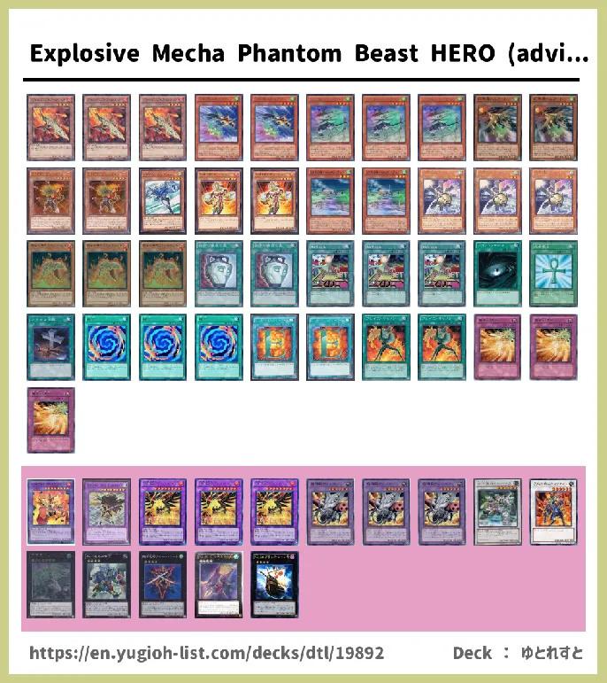 Fusion Monster Deck List Image