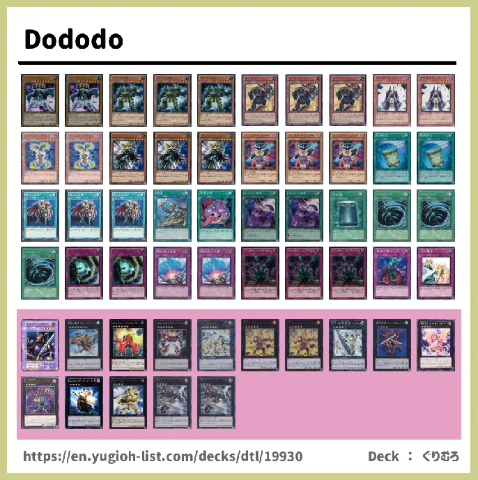 Dododo Deck List Image