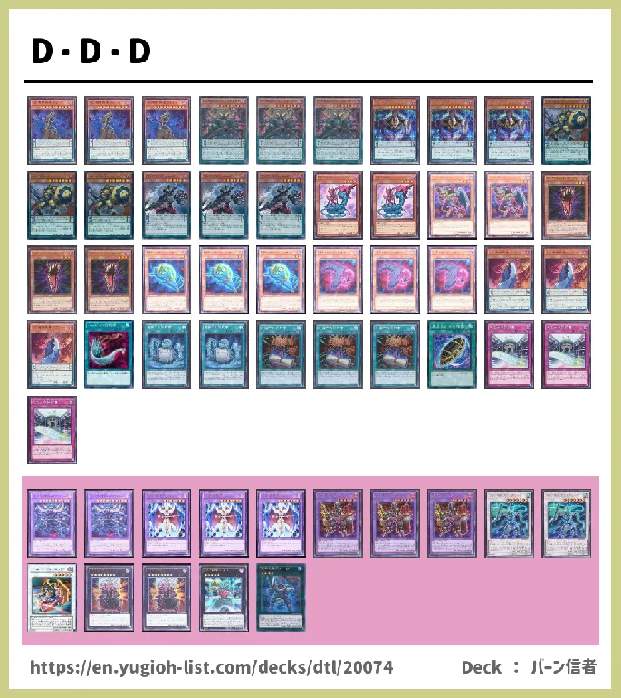 D/D Deck List Image