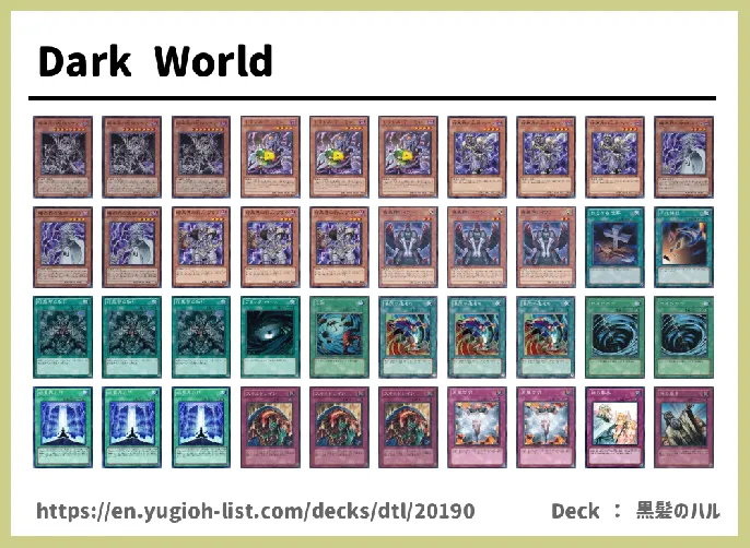 Dark World Deck List Image