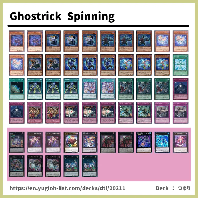 Ghostrick Deck List Image