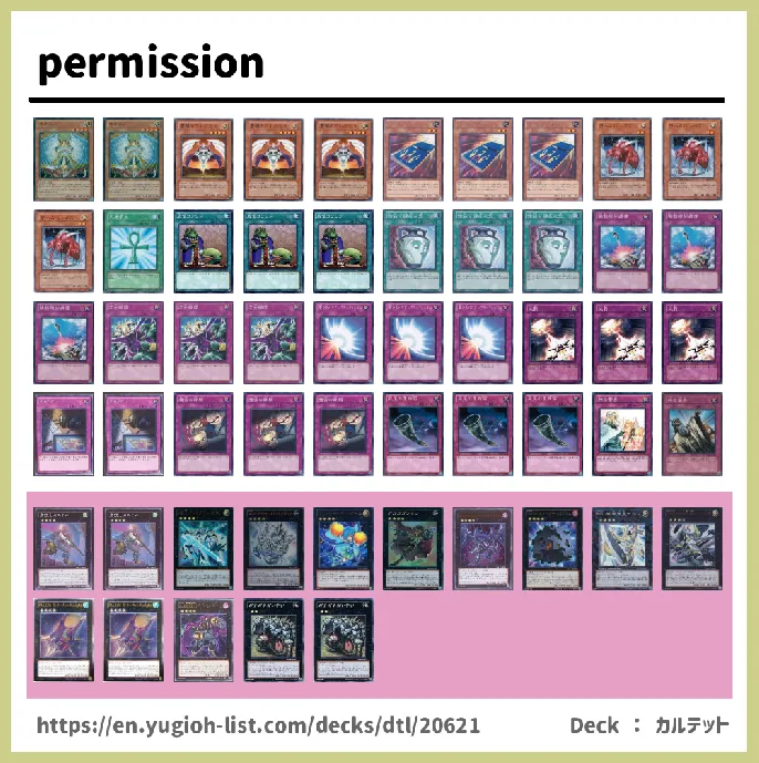  Deck List Image