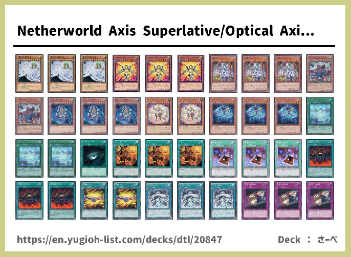 LIGHT Deck List Image