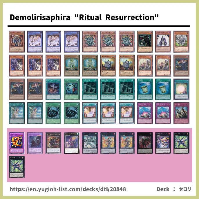 Ritual Monster Deck List Image