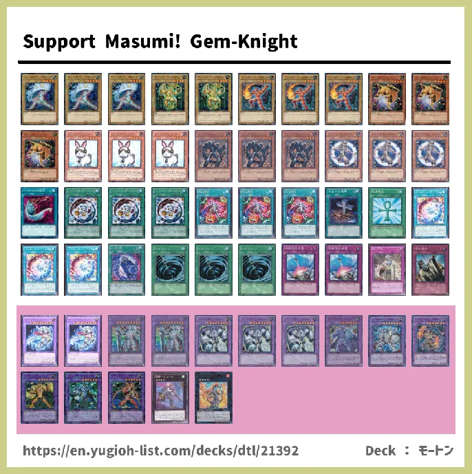 Gem-Knight Deck List Image