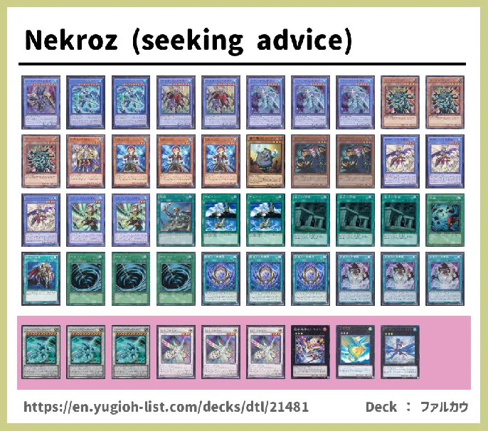 Nekroz Deck List Image