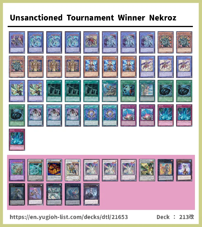 Nekroz Deck List Image