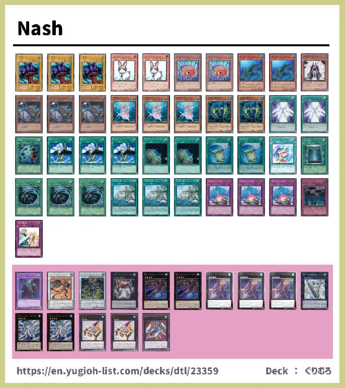 WATER Deck List Image