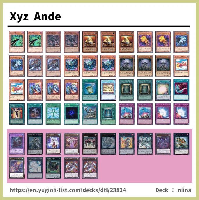 Zombie Deck List Image