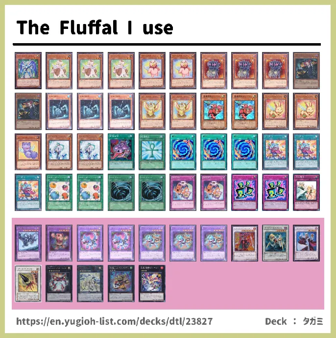 Fluffal, Frightfur, Edge Imp Deck List Image