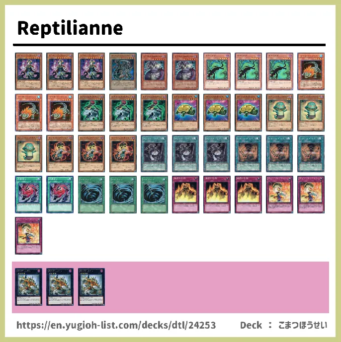 Reptilianne Deck List Image