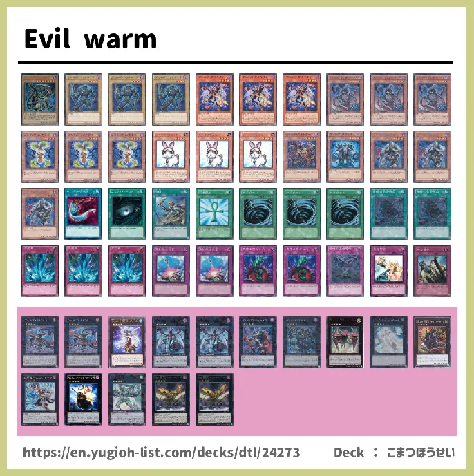 Evilswarm, Steelswarm Deck List Image