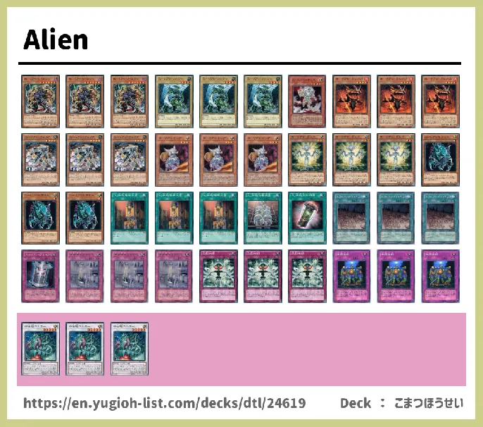 Alien Deck List Image