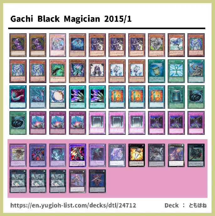 Spellcaster Deck List Image