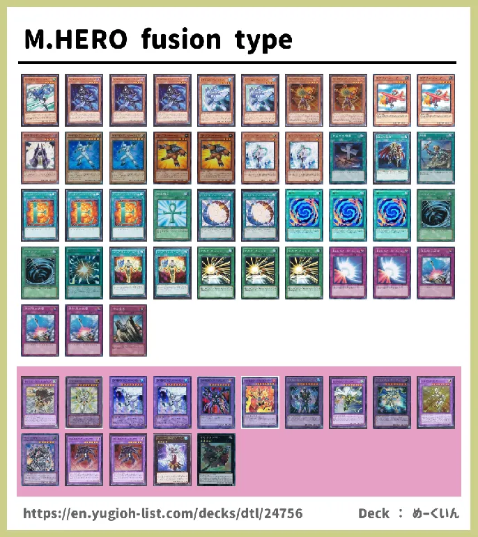 HERO Deck List Image